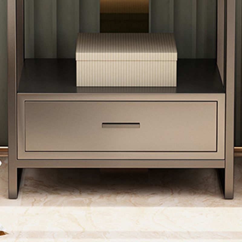 Drawers Included Bedside Cabin Contemporary Night Table for Bedroom