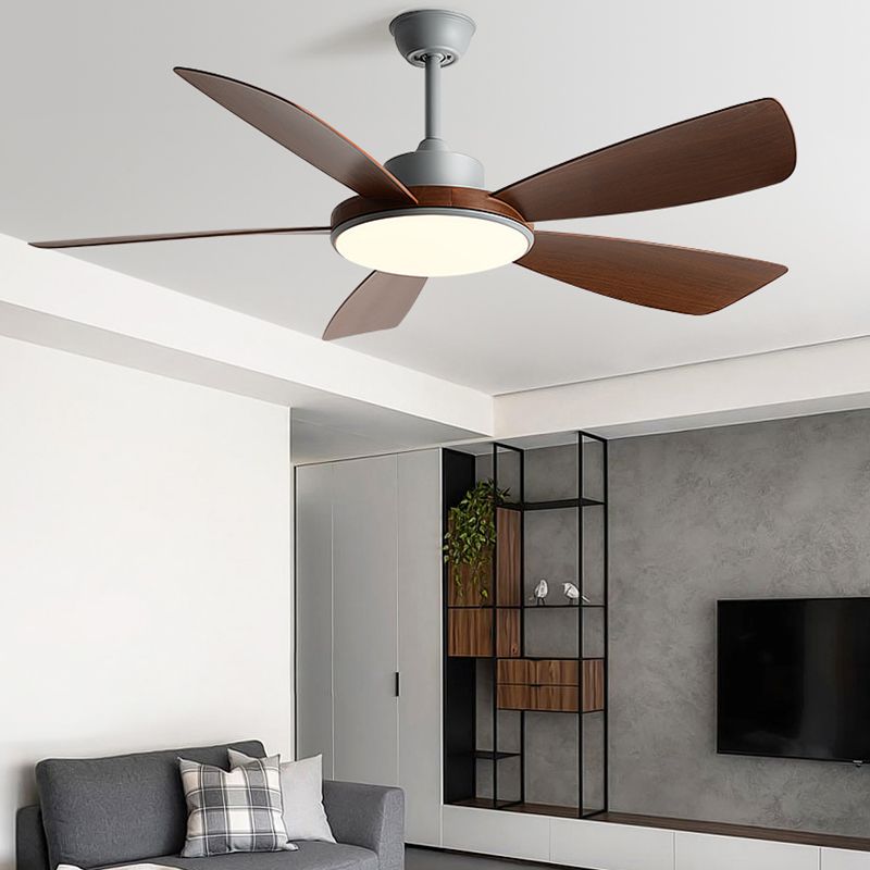 Simple Ceiling Fan Light Fixture Modern LED Ceiling Lamp for Bedroom