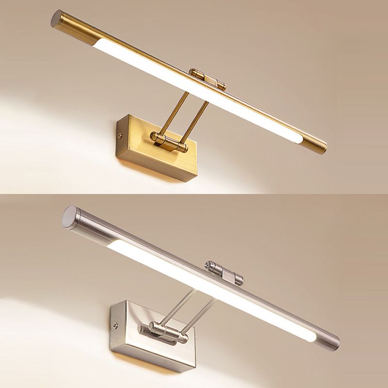 Modern Minimalist Style Streamlined Vanity Wall Light Fixtures Metal Vanity Lights