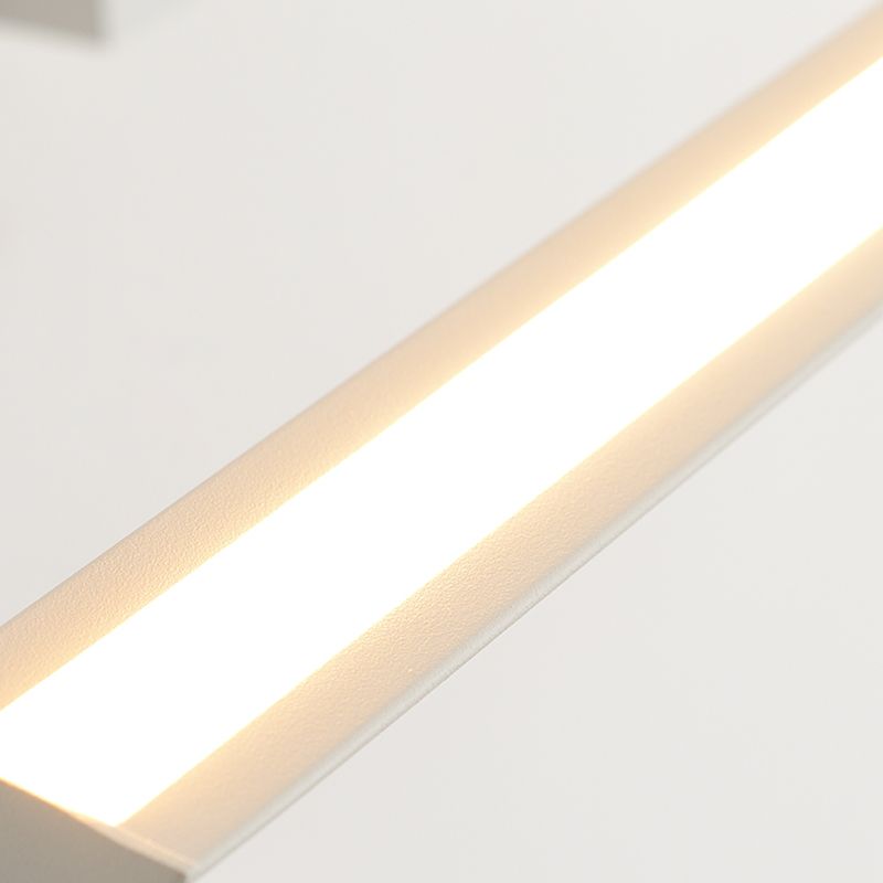 Ligera LED Luz de lámpara de espejo modernista iluminación frontal con sombra de silicona