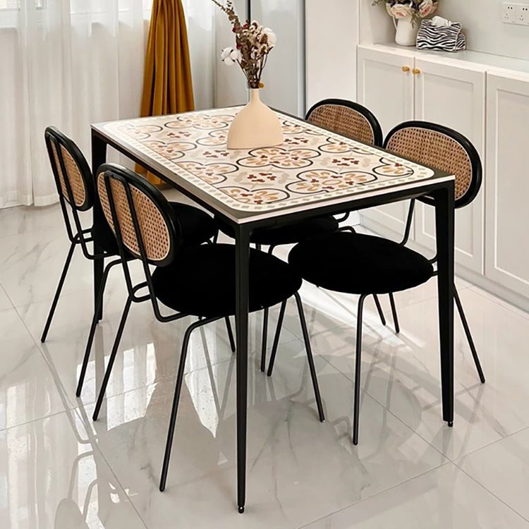 Armless Dining Chairs Industrial Side Chairs for Dining Room