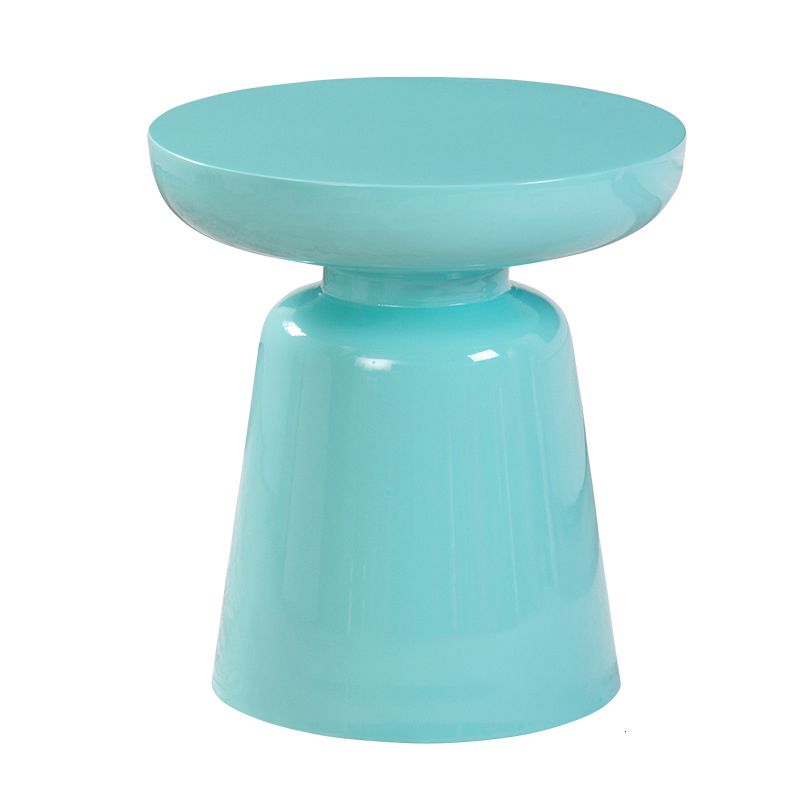 Modern Style Metal Material Multicolor Selection of Round Nightstand