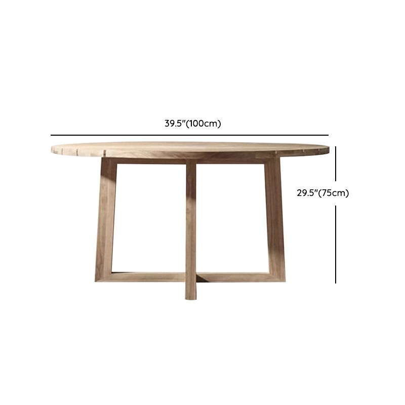 Contemporary Teak Wood Dining Table Outdoor Rectangle Patio Table