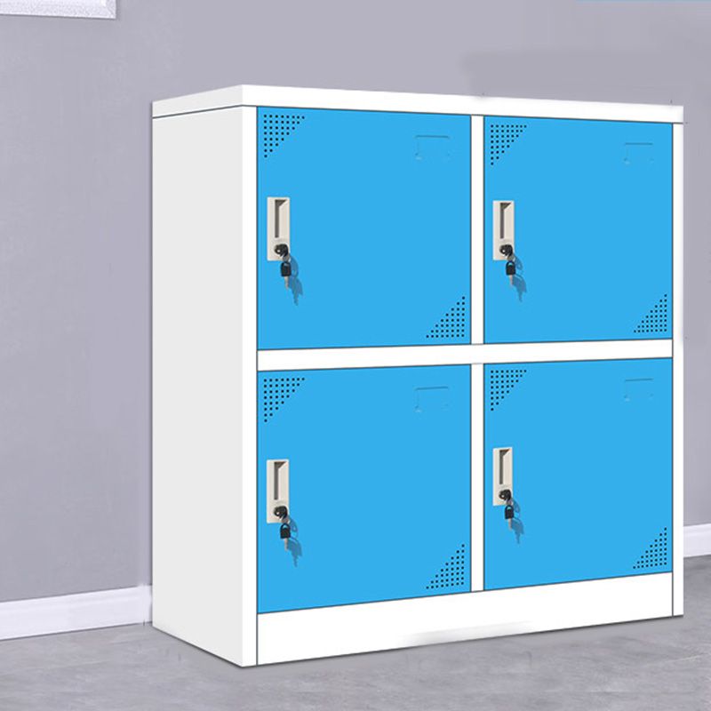 35.5"L x 15.8"W x 39.5"H Modern Wardrobe Armoire Steel Storage Cabinet