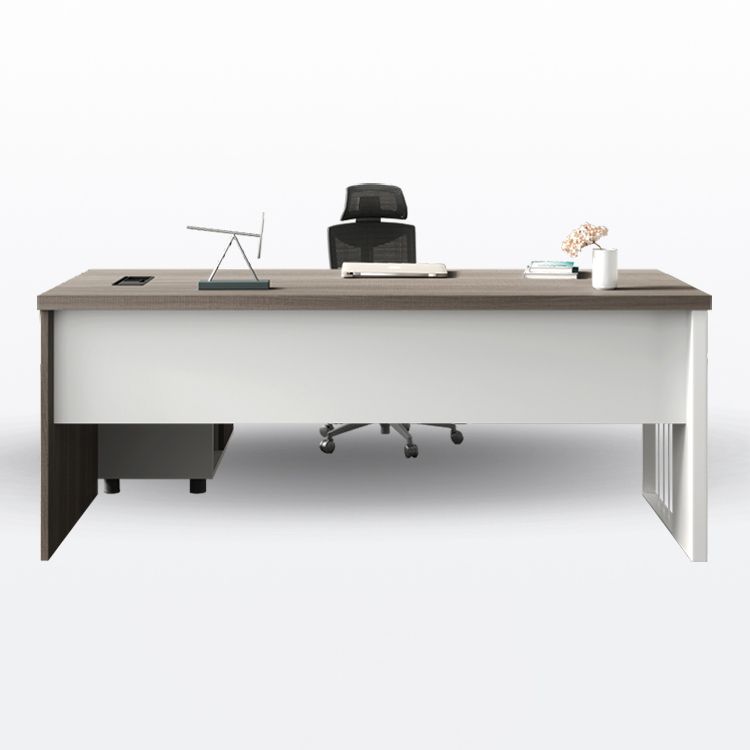 Rectangular and L-Shape Computer Desk Contemporary Manufactured Wood Desktop Desk