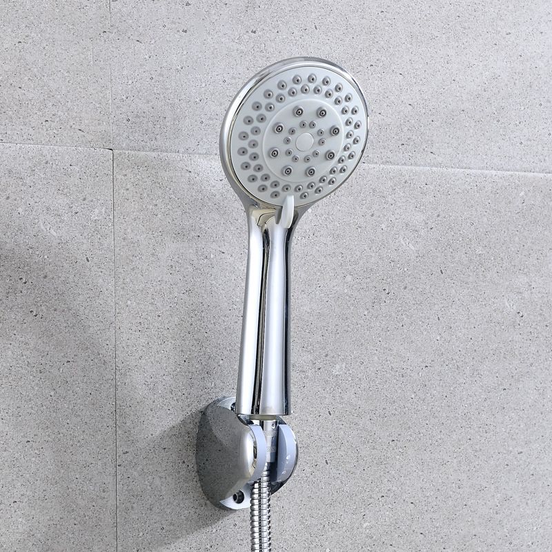 Modern Adjustable Shower Heads Round Metal Handheld Shower Head