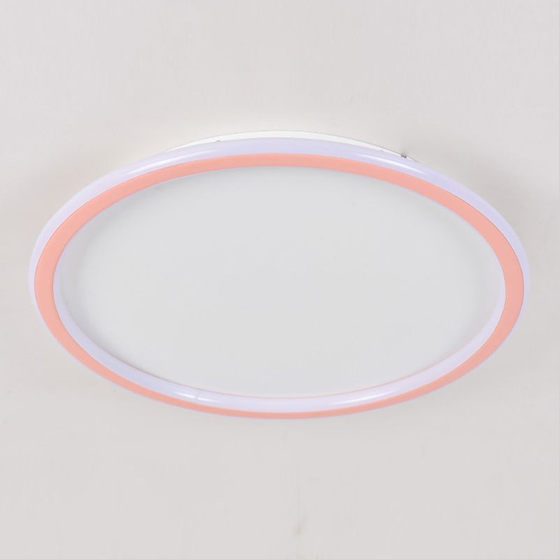 Metal Circular Flush Mount Fixture Modern Flush Light Fixtures