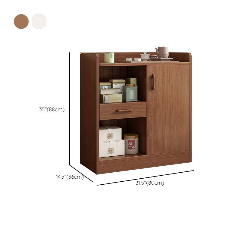 Engineered Wood Buffet Server Contemporary Dining Server for Dining Room