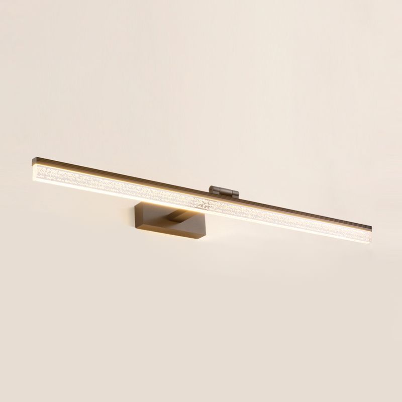 Modern Metal Linear Wall Sconce Simple LED Bathroom Vanity Lighting Fixtures