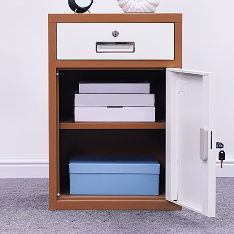 Vertical Filing Cabinet Contemporary Metal Fire-Resistant File Cabinet