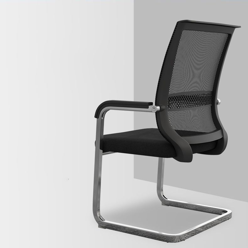 Fixed Arms Office Chair No Distressing Modern Ergonomic Chair