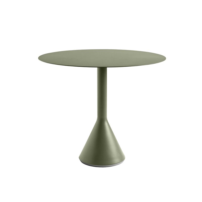 Green Metal Bar Table Industrial Water Resistant Table for Outdoor