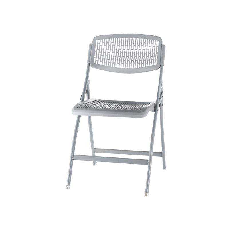 Plastic Office Chair Metal Frame Contemporary Office Chair without Arm