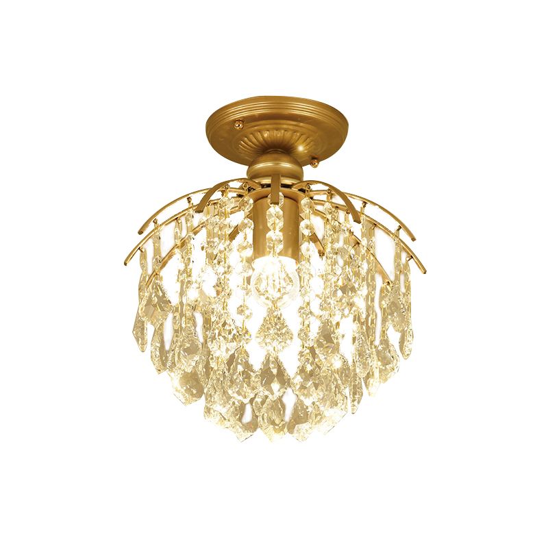 Contemporary Ceiling Lamp Creative Crystal Flush Mount Light Fixture