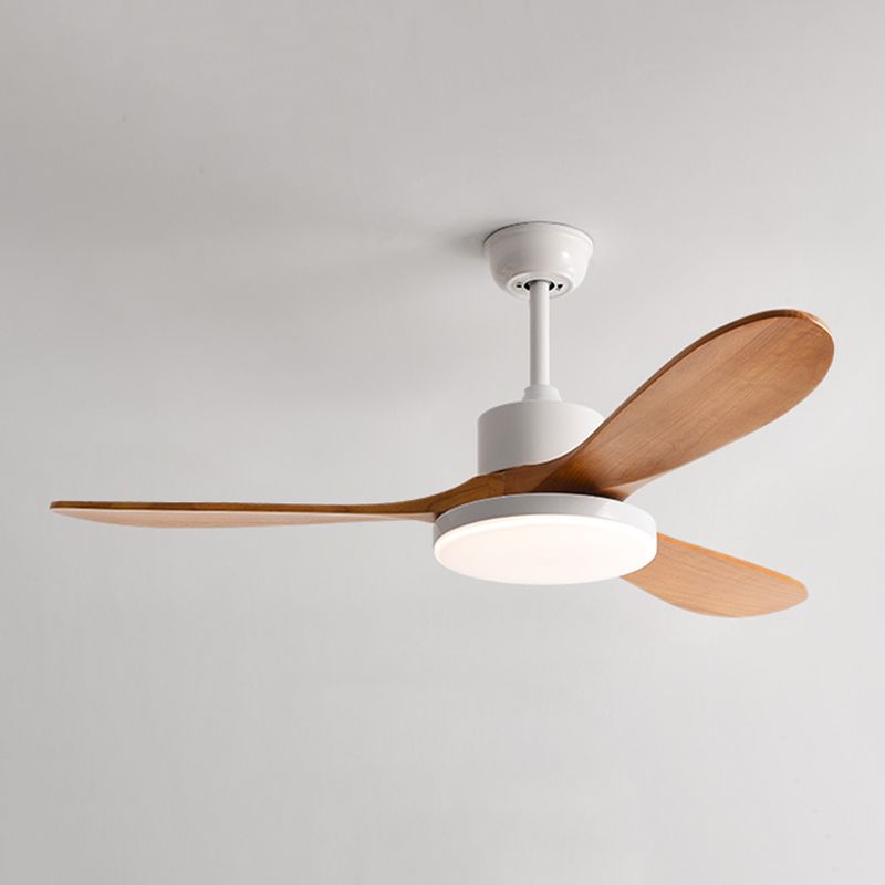 Nordic Style 1-Light Ceiling Fan Lamp Iron Ceiling Fan Light for Bedroom