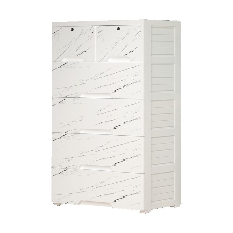 Modern Plastic Nursery Dresser Vertical Kids Furniture with Drawers