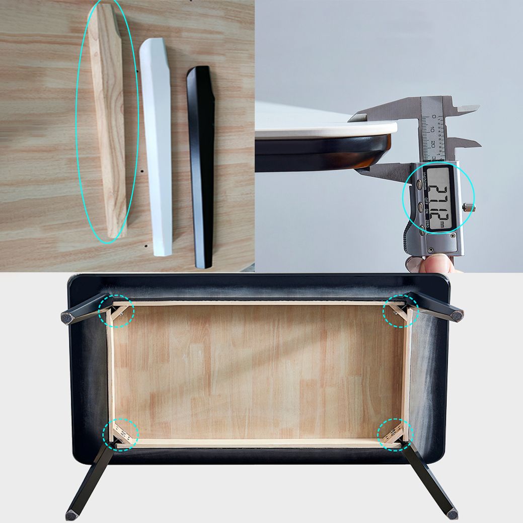 Moderner Stil gesinterte Stein Esstisch mit Rechteck Esstisch Sets mit 4 Beintisch