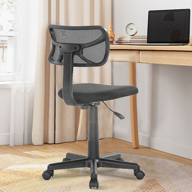 Modern No Arm Conference Chair Mesh Back Desk Chair for Home