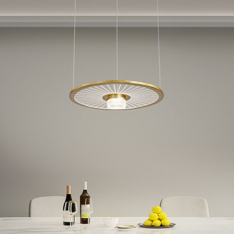 Modern Metal Chandelier Round Shape LED Chandelier Pendant for Living Room