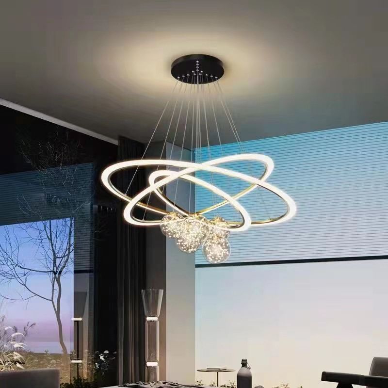 Multi Lights Ring Pendant lustre MODERN MODER STYLE LAMPS HAPPING