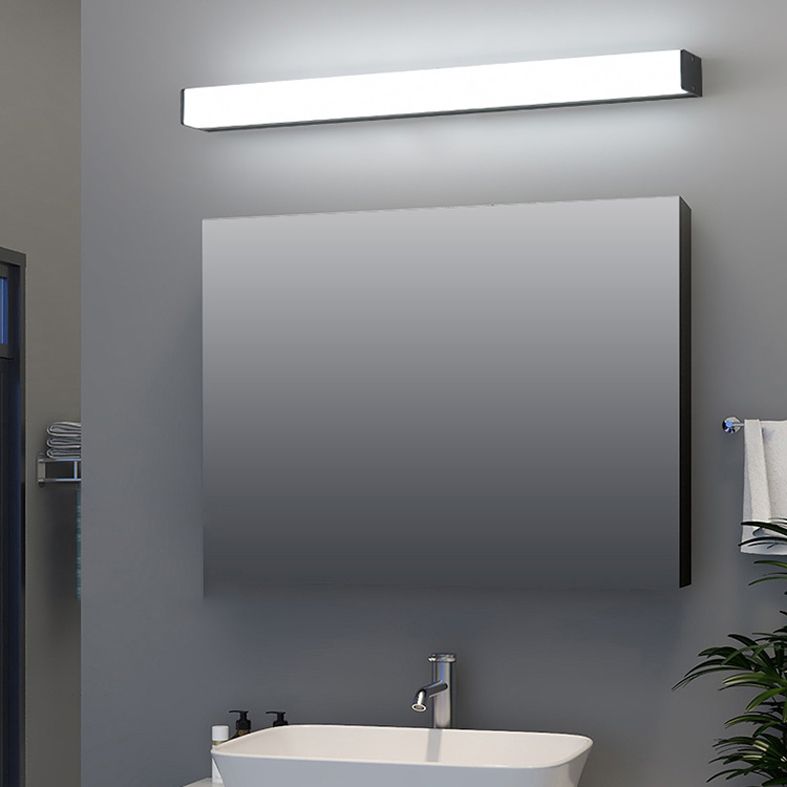 Modern Minimalist in stile Minimalista Rettangolo LED Vanity Freeputuri di vanità acrilica Sconce per bagno