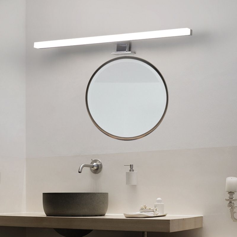 Minimalismo contemporáneo de maquillaje lineal Espejo Luz de aleación de aluminio Montaje de pared LED Luz de tocador