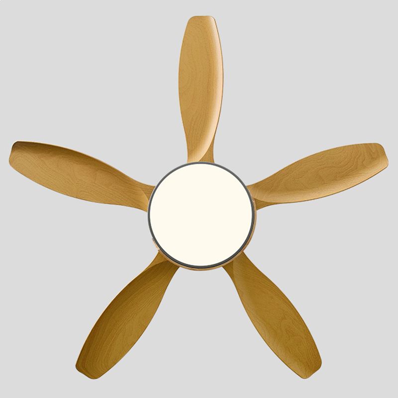 Contemporary 52" Ceiling Fan Lighting with 5-Blade for Dining Room