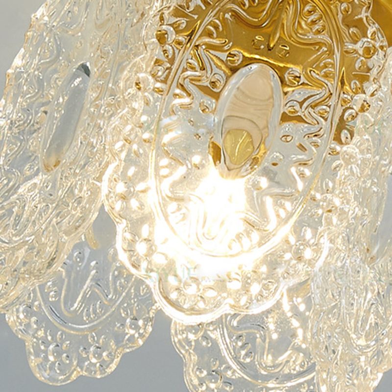 1-Light Flush Mount Modern Crystal Flush Mount Ceiling Light