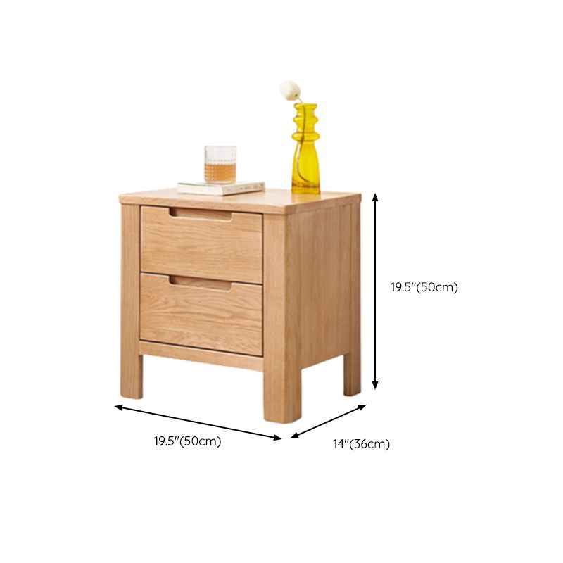 Light Wood End Table for Nursery Wooden Bedside Table for Nursery