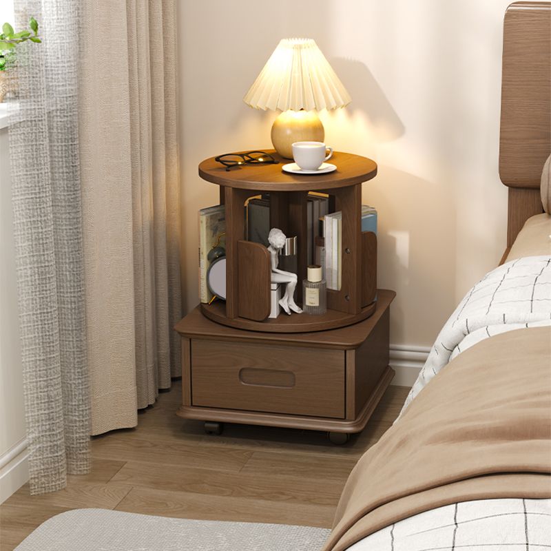 Modern Storage Kids Nightstand Solid Wood Youth Nightstand with Drawer