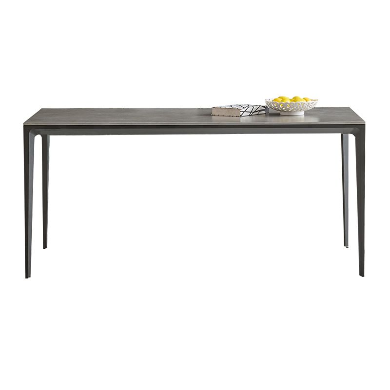 Rectangle Industrial Dining Table Water Resistant Table, 29.52" High