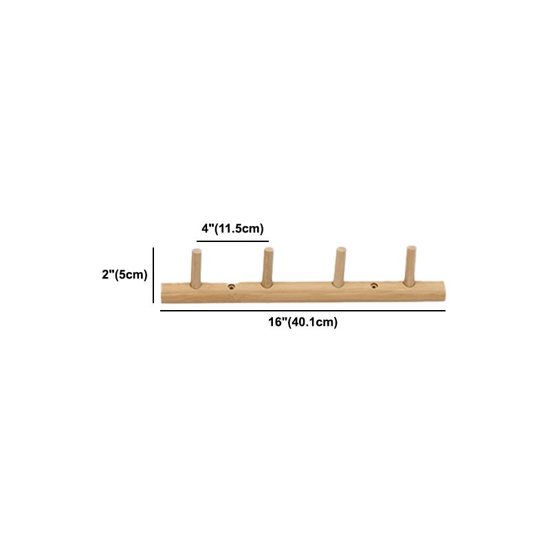 Contemporary Entryway Kit Wood Wall Mounted Hooks No Distressing Included Hall Stand