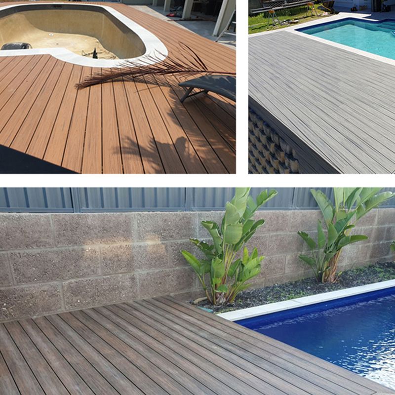 Modern Deck Plank Outdoor Wooden Waterproof Embossed Floor Board