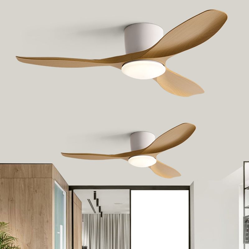 Simplicity 3-Blade Ceiling Fan Lighting with ABS for Dining Room