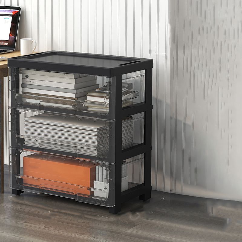 Modern Acrylic Cabinet Drawers and Pedestal Filing Cabinet for Home Office