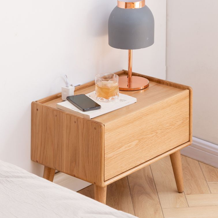 Oak Bedside Table for Nursery Modern & Contemporary Nightstands