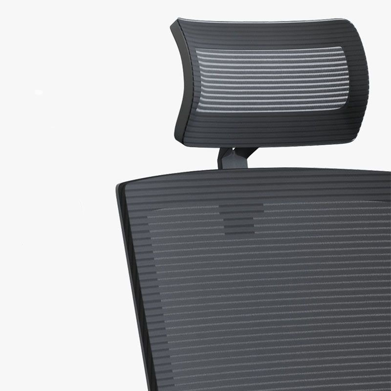 Modern Breathable Mesh Office Chair Nylon Fixed Arm Task Chair