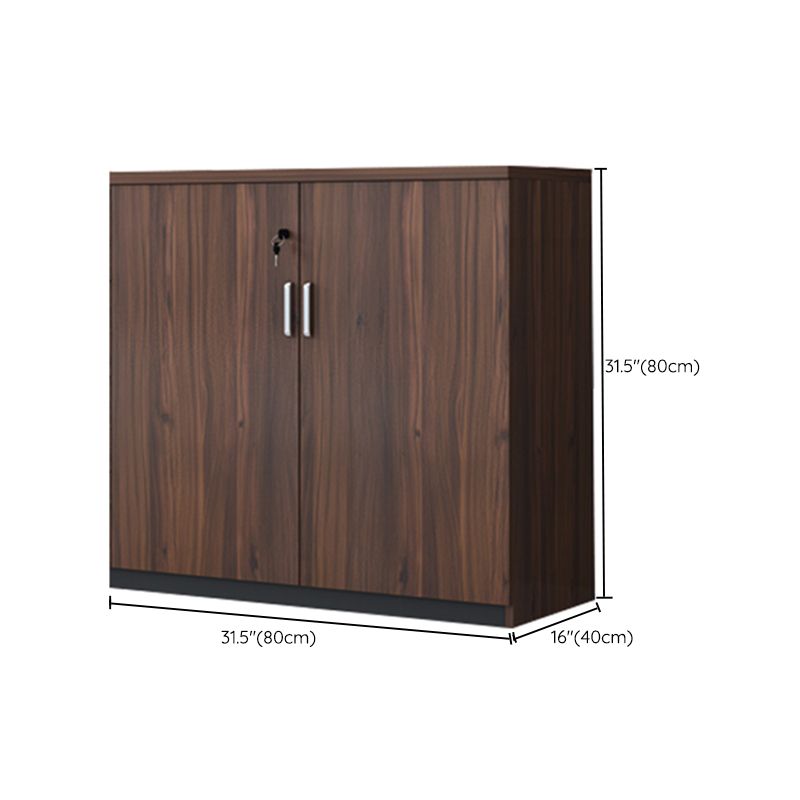 Traditional File Cabinet Wood Frame Key Lock Lateral Filing Cabinet for Office