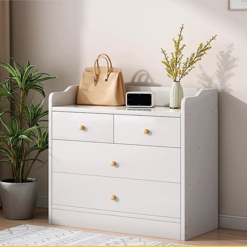 Bedside Storage Chest Dresser Modern Style Wooden Storage Chest for Bedroom