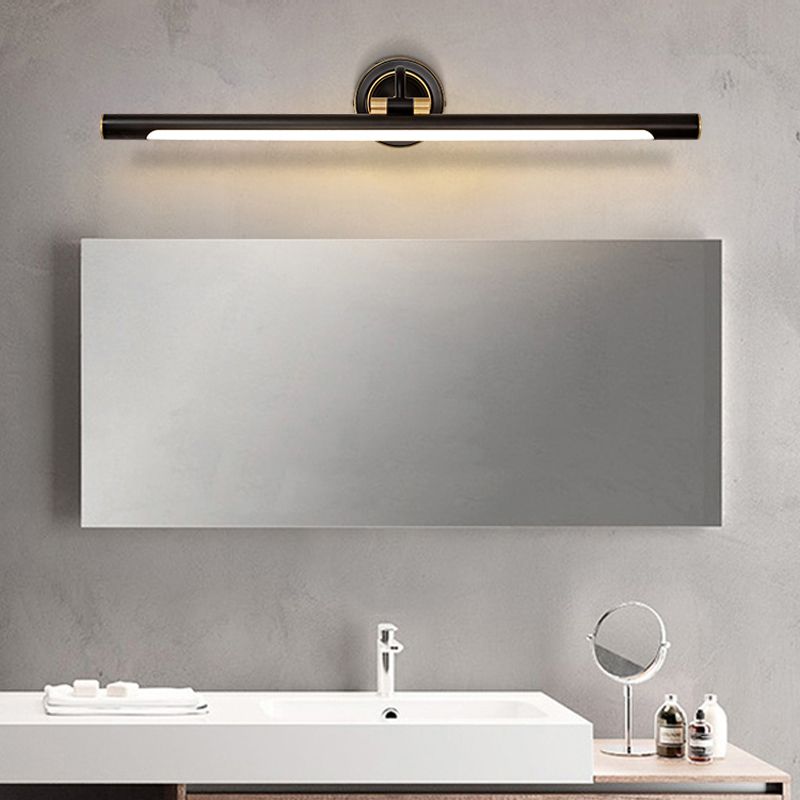 Lámpara de espejo de maquillaje de cobre simple moderna lámpara de espejo led nórdico lámpara de luz para baño