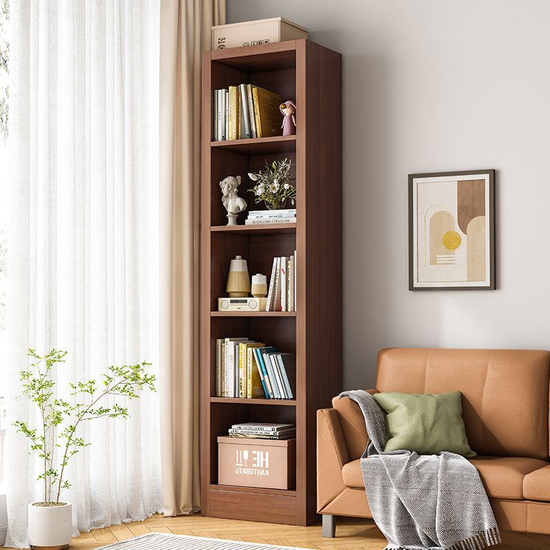 Closed Wooden Bookcase Modern Minimalist Home Corner Bookshelf