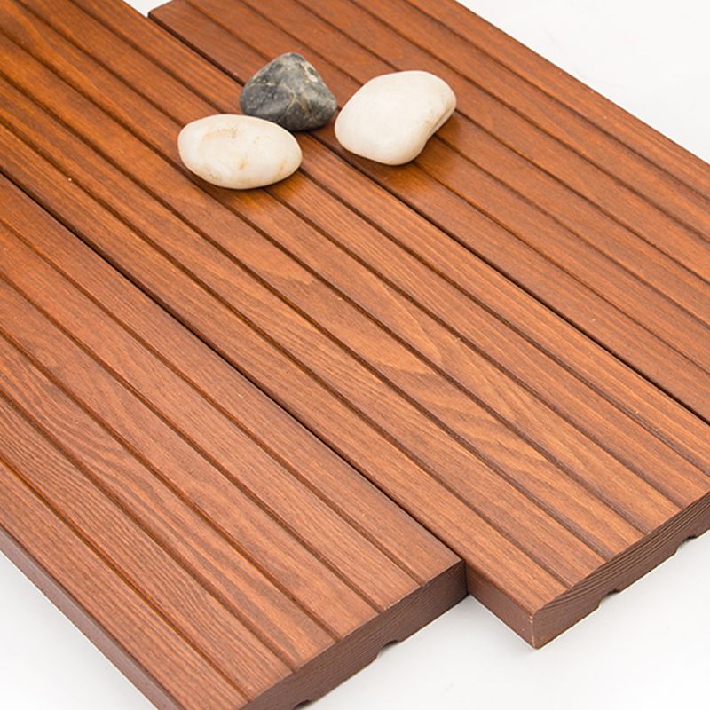 Modern Hardwood Deck Tiles Solid Wood Nail Flooring Planks for Patio