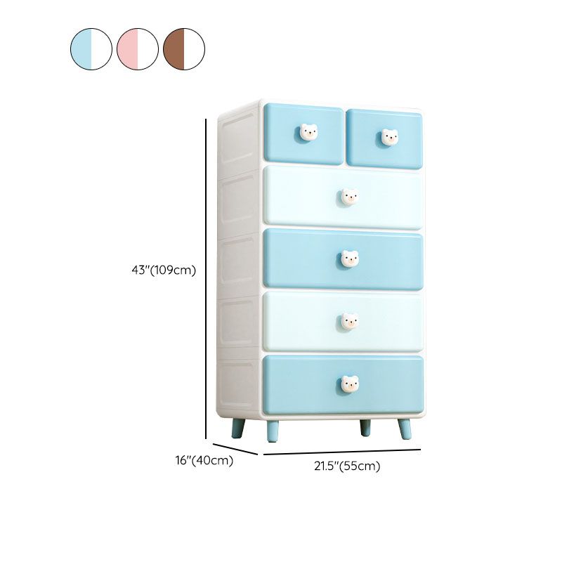 Plastic Bedroom Armoire with Drawer Urban Wardrobe Armoire for Home