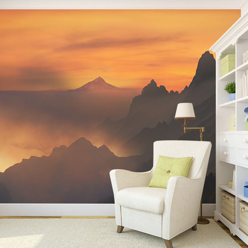 Environment Friendly Photography Wallpapler Living Room Mountain Wall Mural