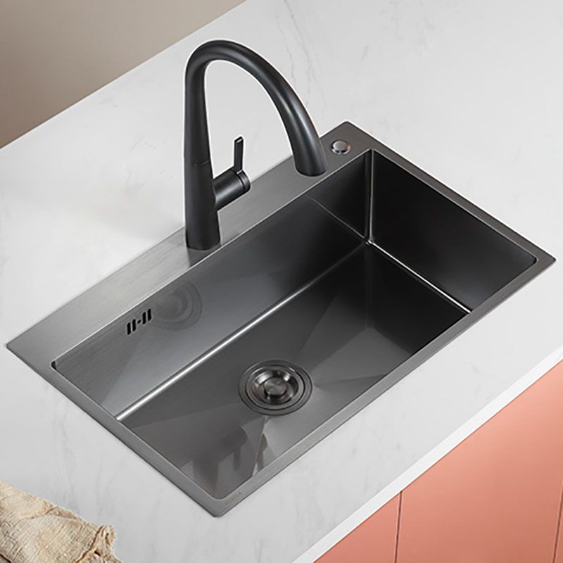 Stainless Steel Kitchen Sink Modern Style Stainless Steel Kitchen Sink with Soundproofing