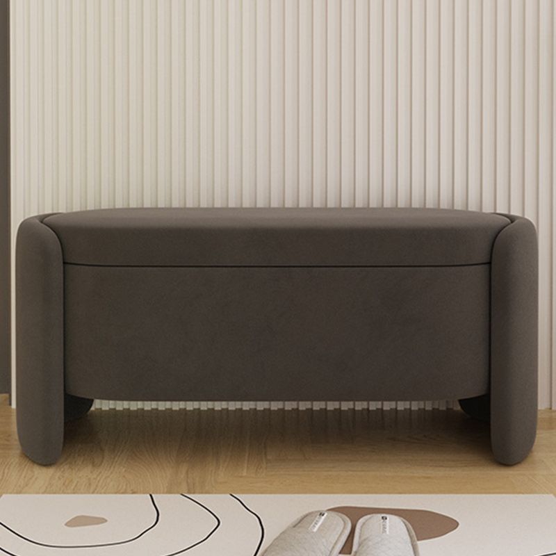 Modern Cushioned Bench Faux Leather Foam Bench for Home Office