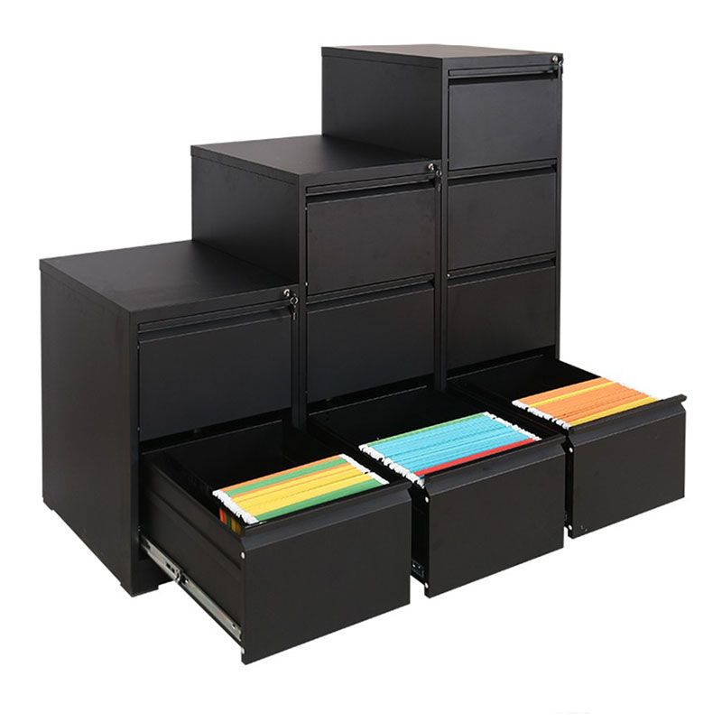 Modern Metal File Cabinet Fire-Resistant Filing Cabinet for Home Office