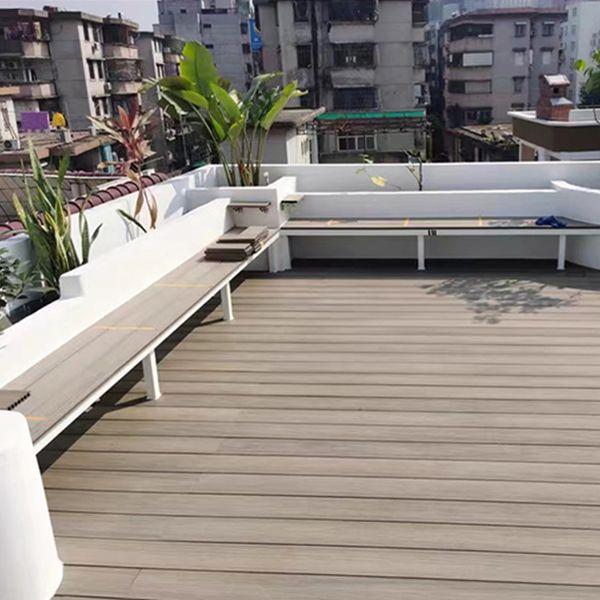 Rectangular Wood Deck/Patio Flooring Tiles Interlocking for Outdoor Flooring