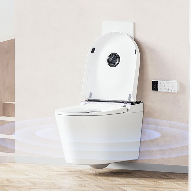 15.55" L Smart Bidet Elongated with Water Pressure Control Toilet