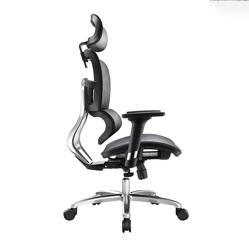 Removable Arms Chair Modern Adjustable Seat Height Swivel Chair with Wheels